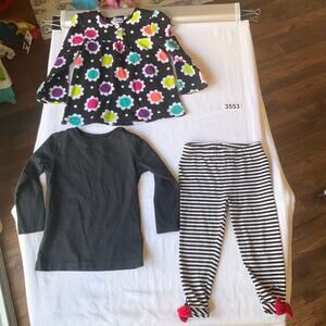 Primary Tee Jumping Beans Fleece Wonder Nation Leggings Toddler size 2T Black